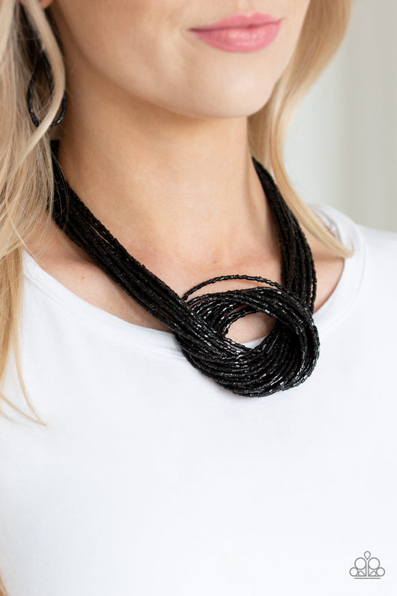 Paparazzi Knotted Knockout - Black