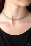 If You Dare - Silver Necklace by Paparazzi